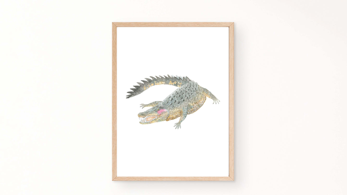 CROCODILE NURSERY PRINT